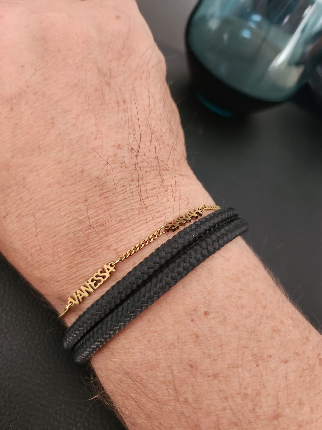 Customer photo review of Gepersonaliseerde armband met naam