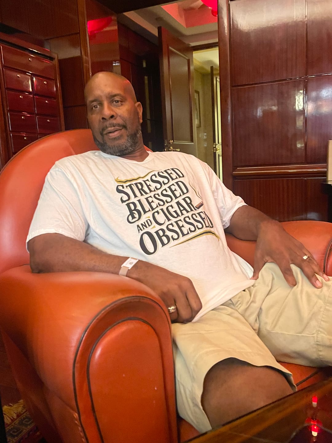 Customer photo review of Stressed Blessed Cigar Obsessed