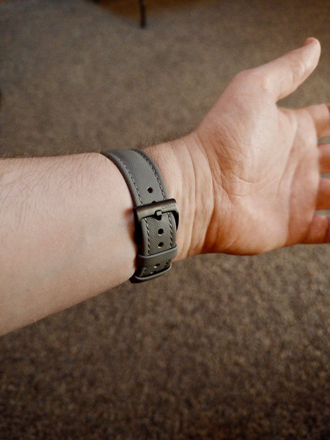 Customer photo review of Sailcloth Band - For Apple Watch ULTRA - Gray