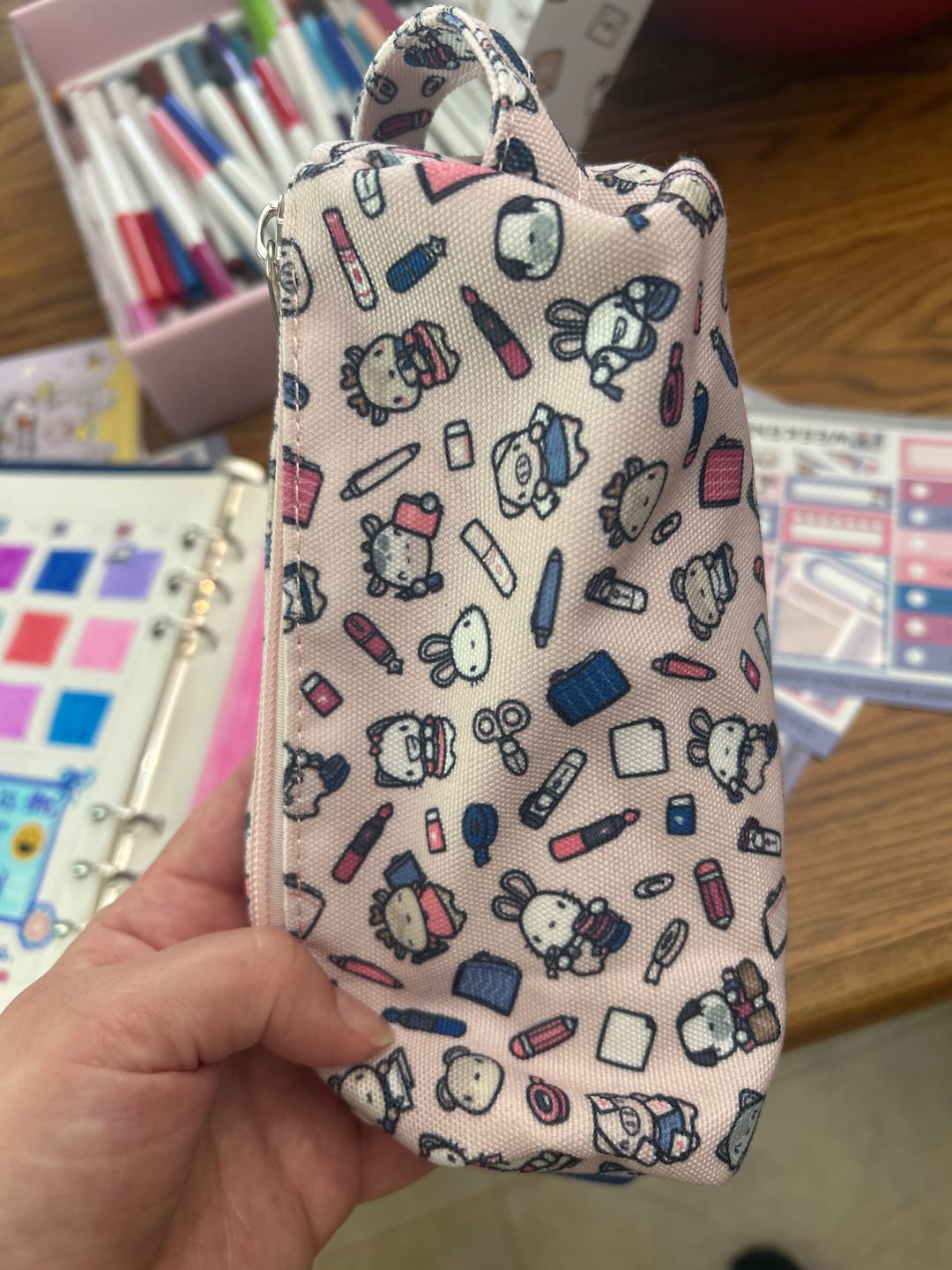 Customer photo review of Stationery Buddies Pencil Pouch