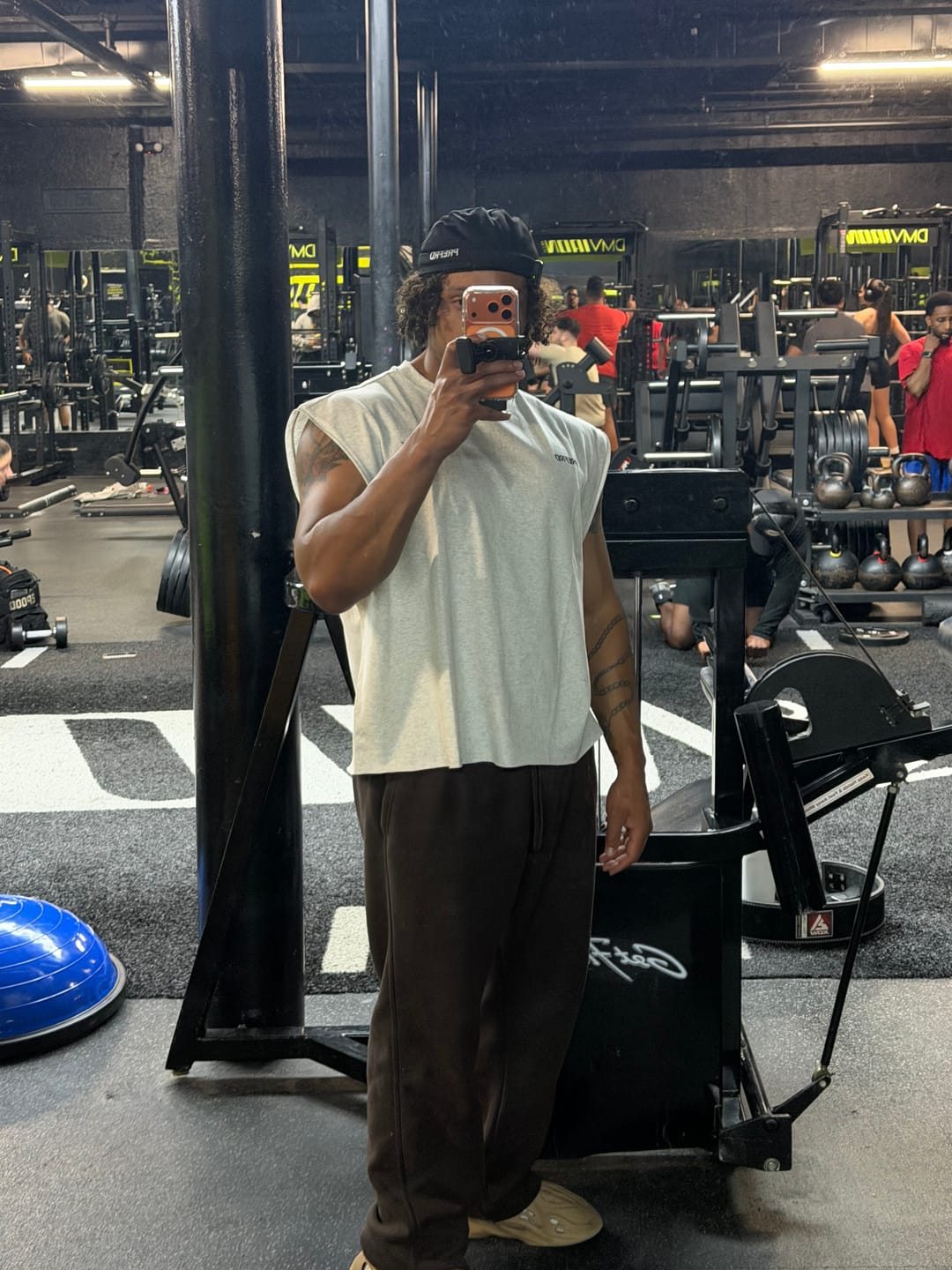 Customer photo review of CoreFlow Cropped Tank