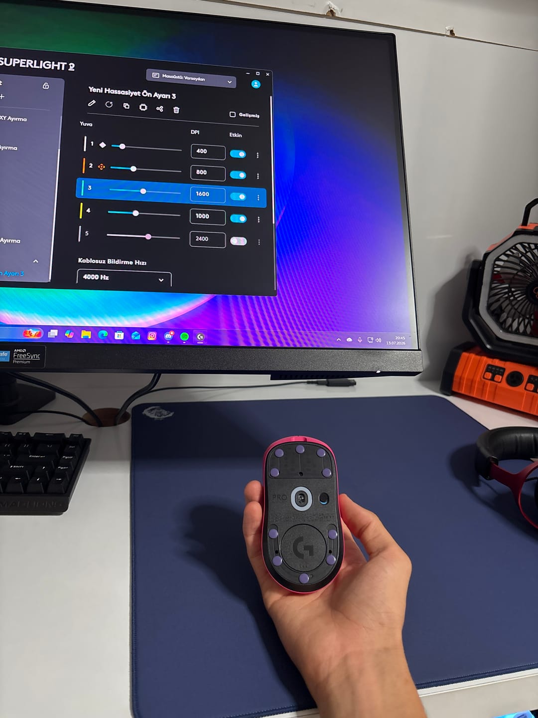 Customer photo review of Air Dots Hoverpad V3 Mouse Skate