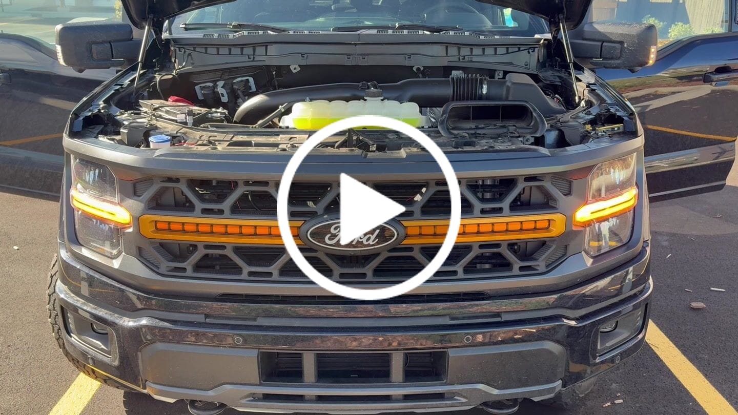 Customer video review of Smoked LED Amber Lights w/ Sequential Turn Signal For 24+ Ford F150 Tremor