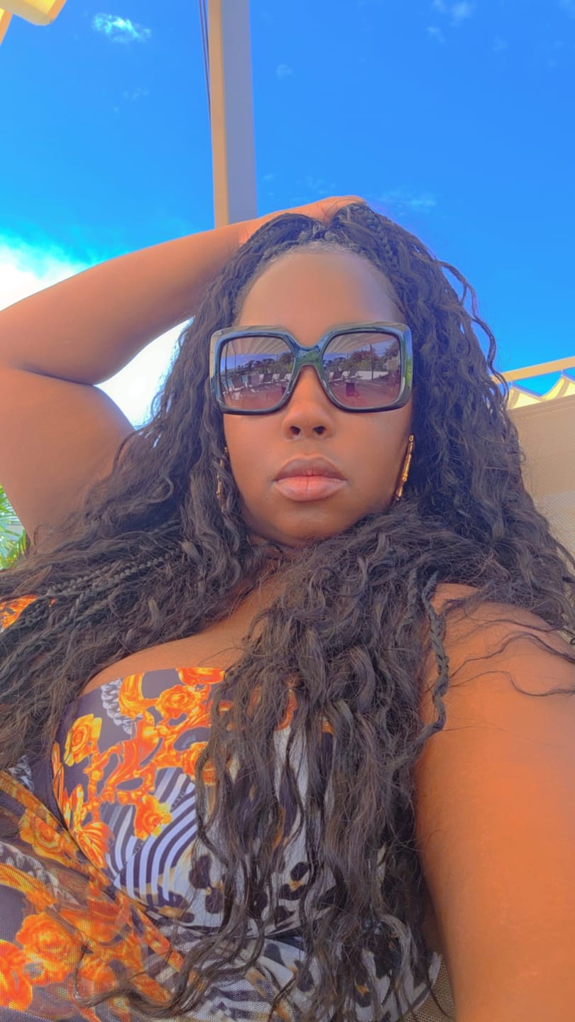 Customer photo review of Double Drawn Burmese Loose Deep Wave Human Braiding Hair