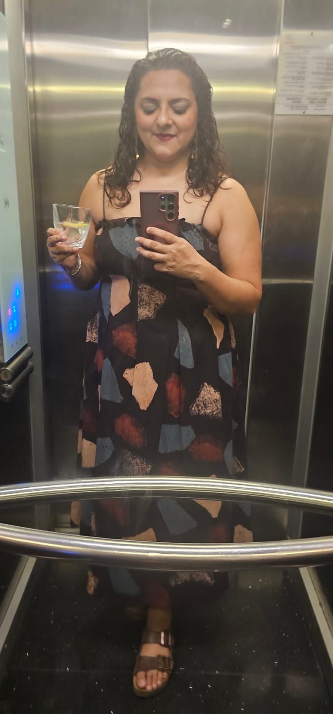 Customer photo review of Desert Bloom Dress