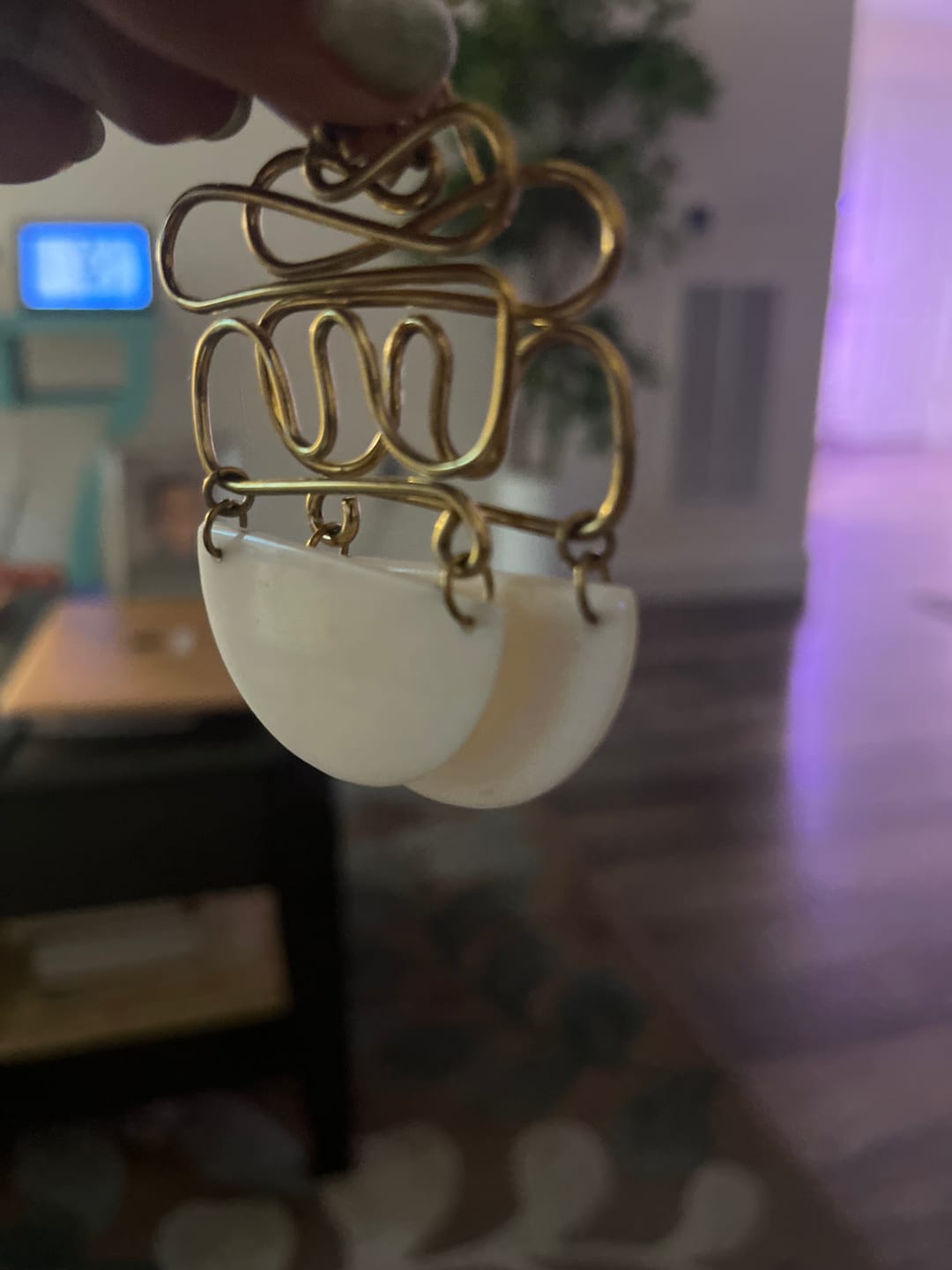 Customer photo review of Kaimosi African Earrings