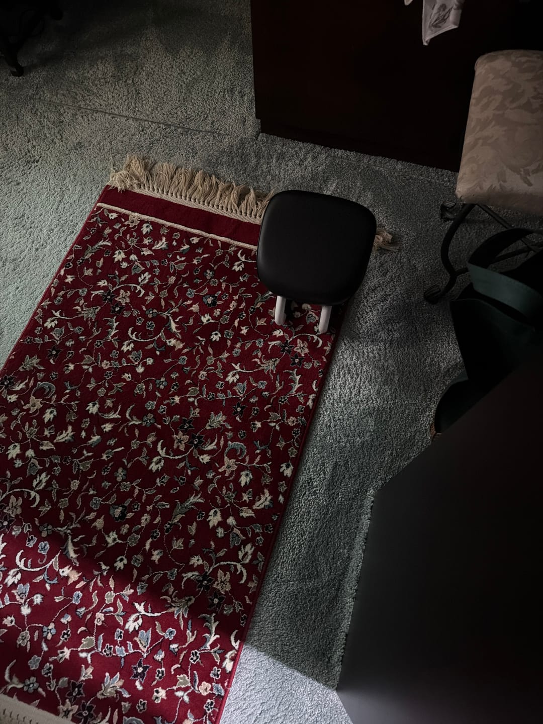 Customer photo review of Prayer Support Seat with Foam Cushion