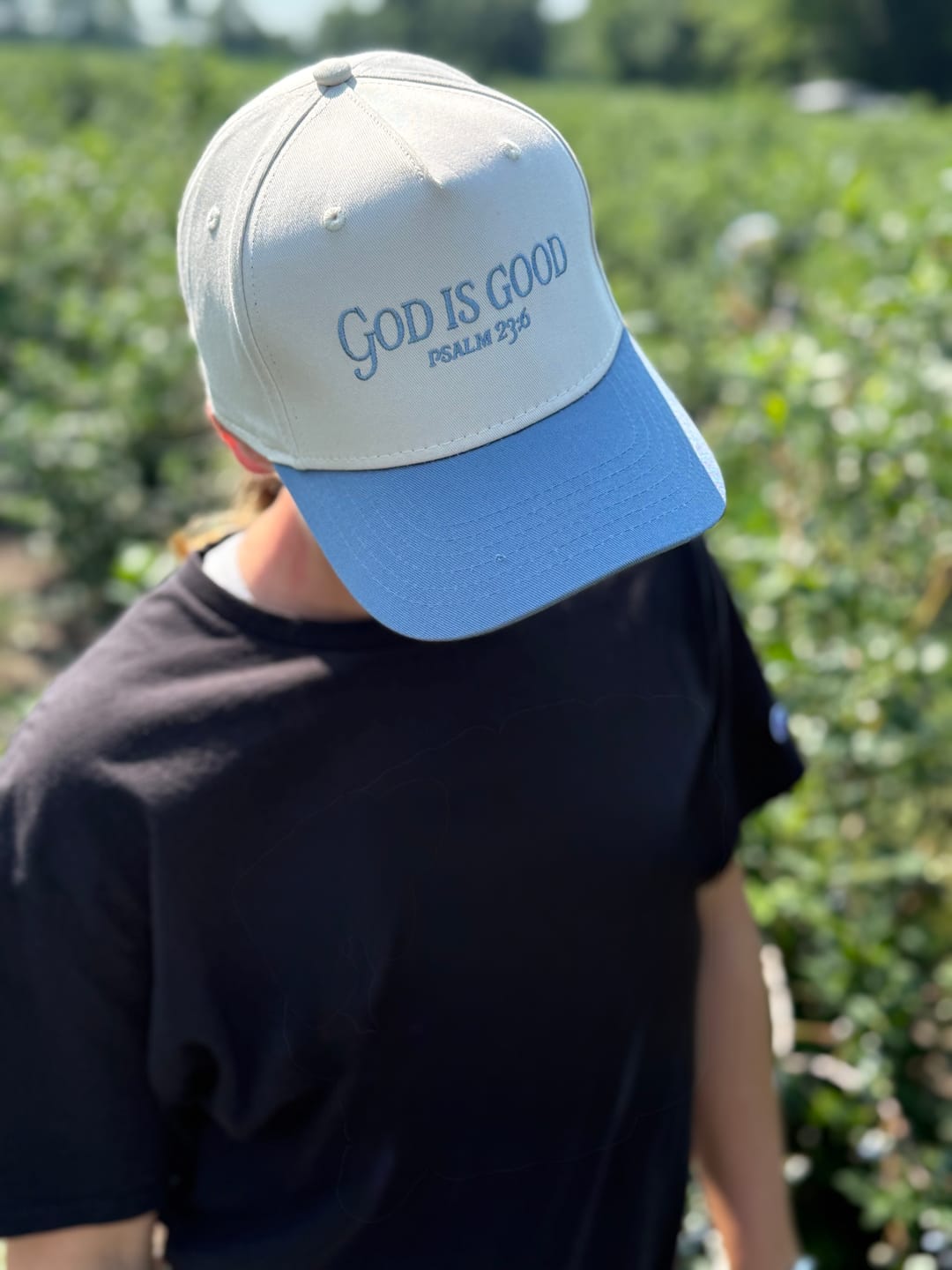 Customer photo review of Premium Embroidered Hat