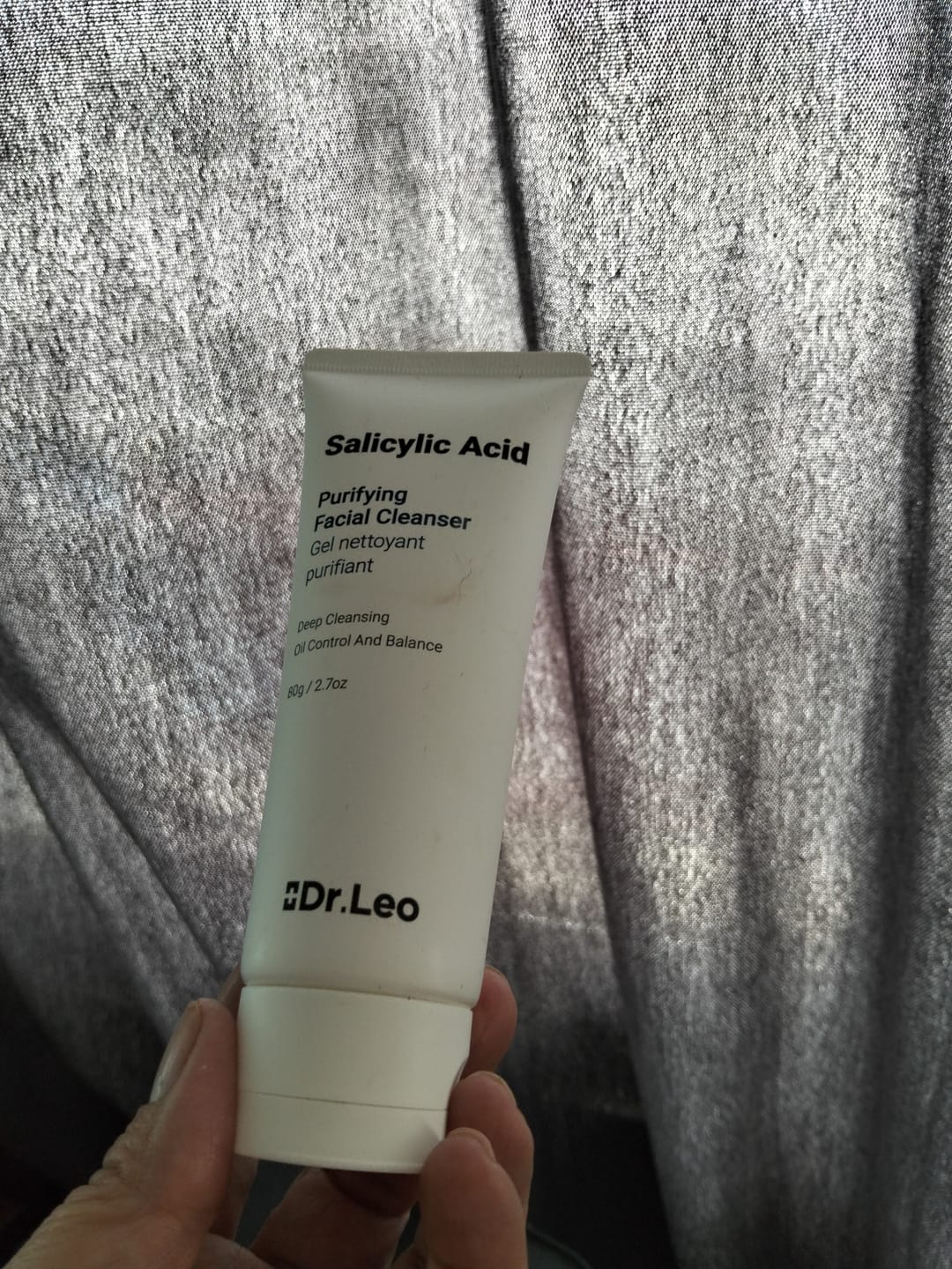 Customer photo review of Polyamino Acid Purifying Facial Cleanser