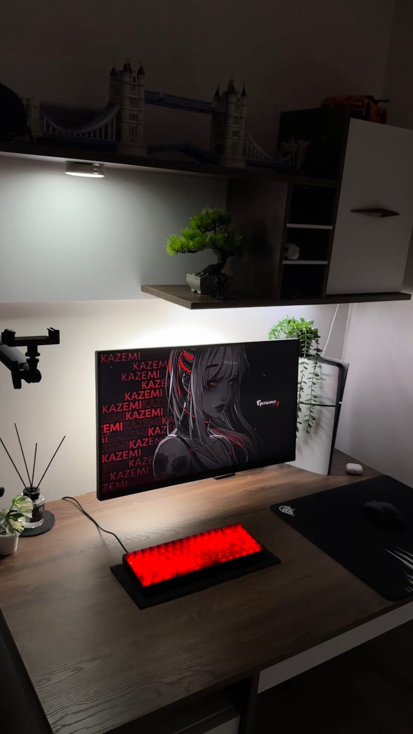 Customer photo review of Darmoshark KT68MAX HE Alüminyum Klavye (Manyetik Switch / HE)