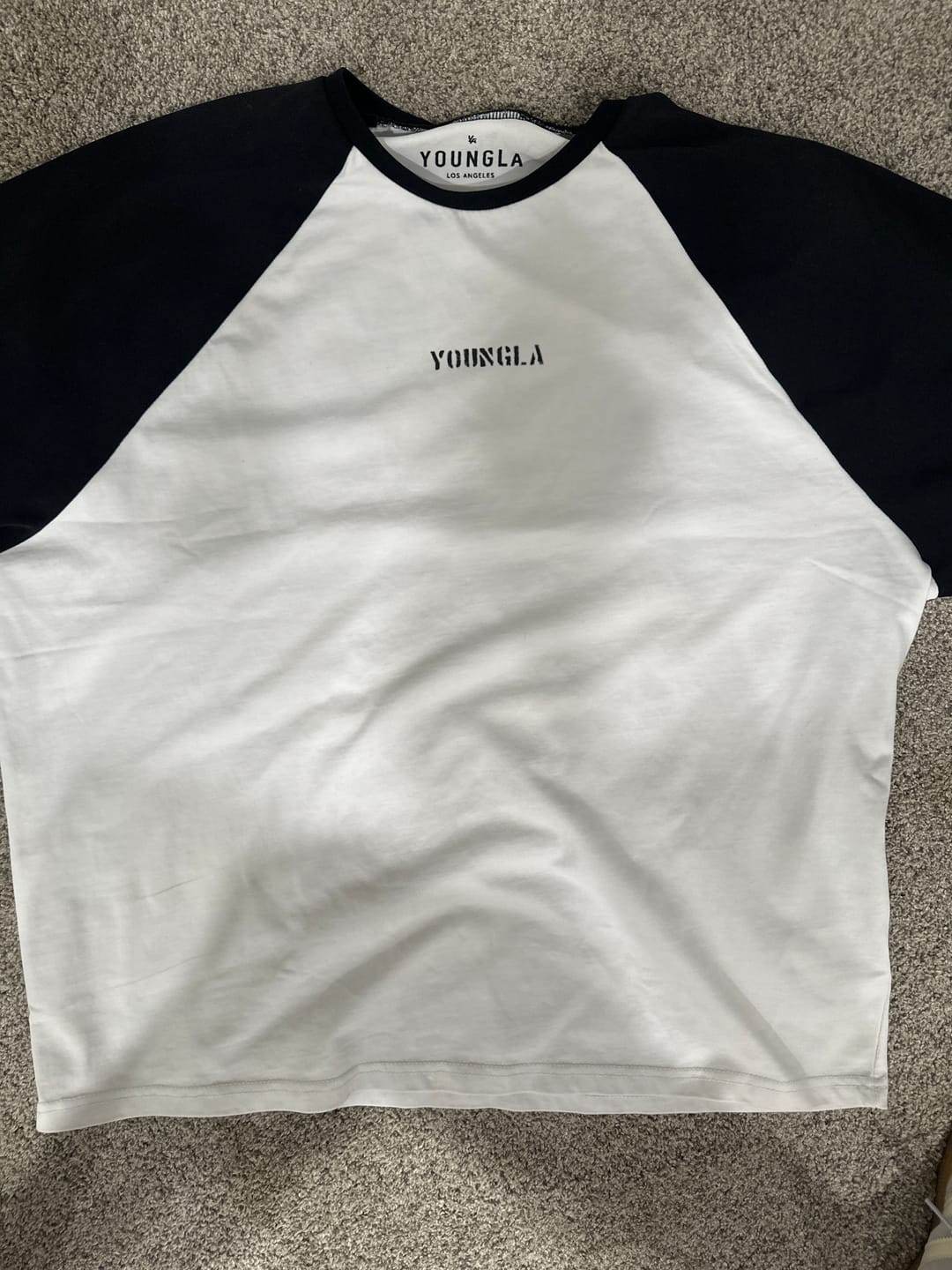 Customer photo review of 4139 - Oversized Baseball Tees