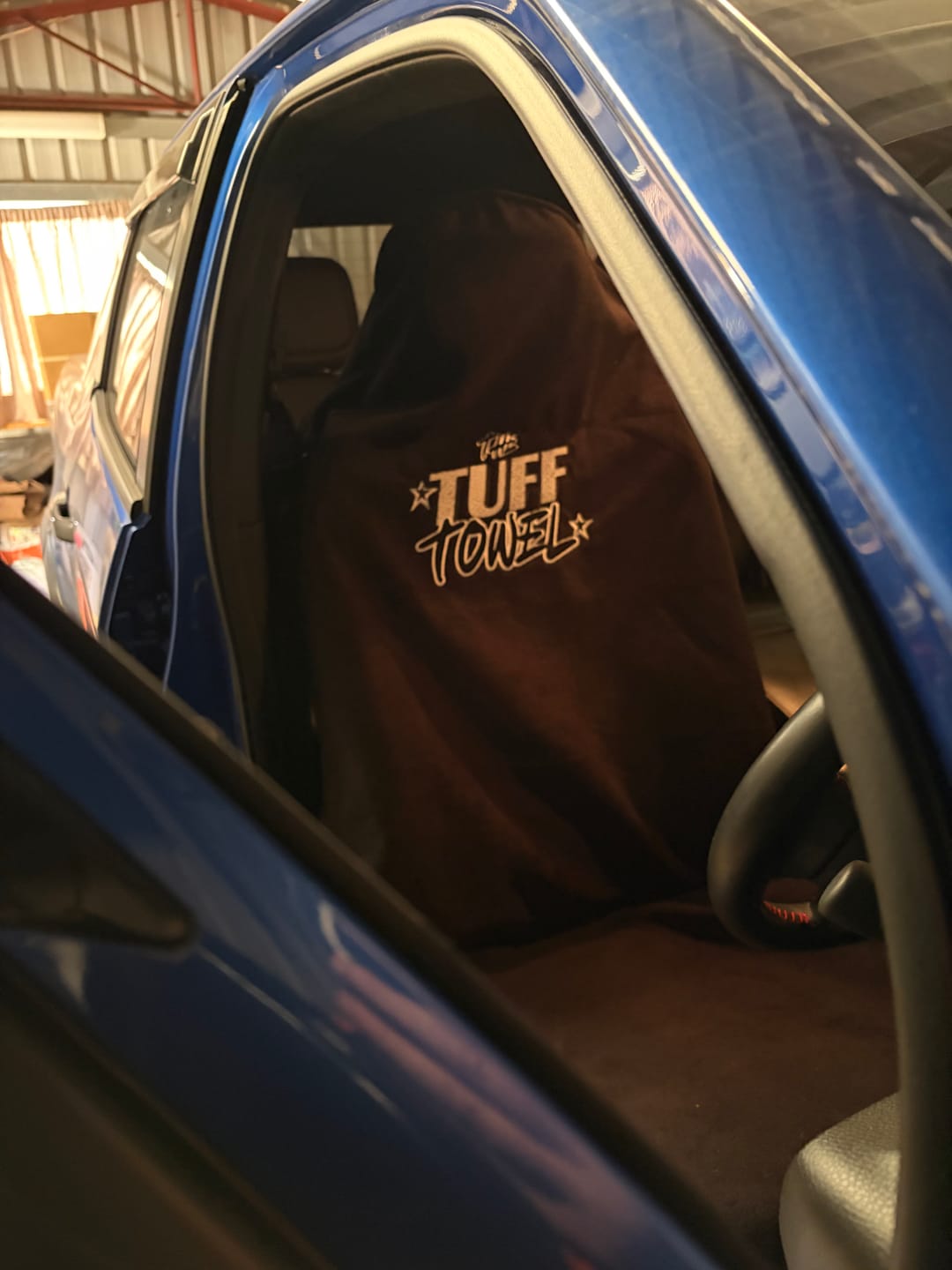 Customer photo review of Waterproof Car Towel Seat Cover - The OG
