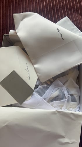 Customer photo review of Rick Owens Geobasket 1:1