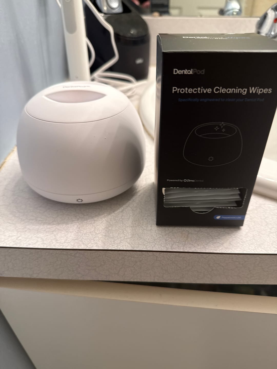 Customer photo review of Protective Cleaning Wipes