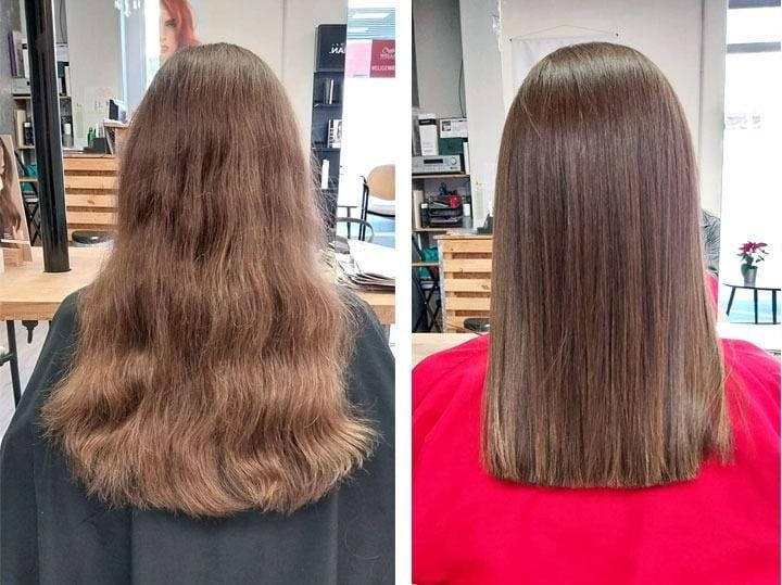 Customer photo review of Tanino Haarglättung Lana Brasiles Forest