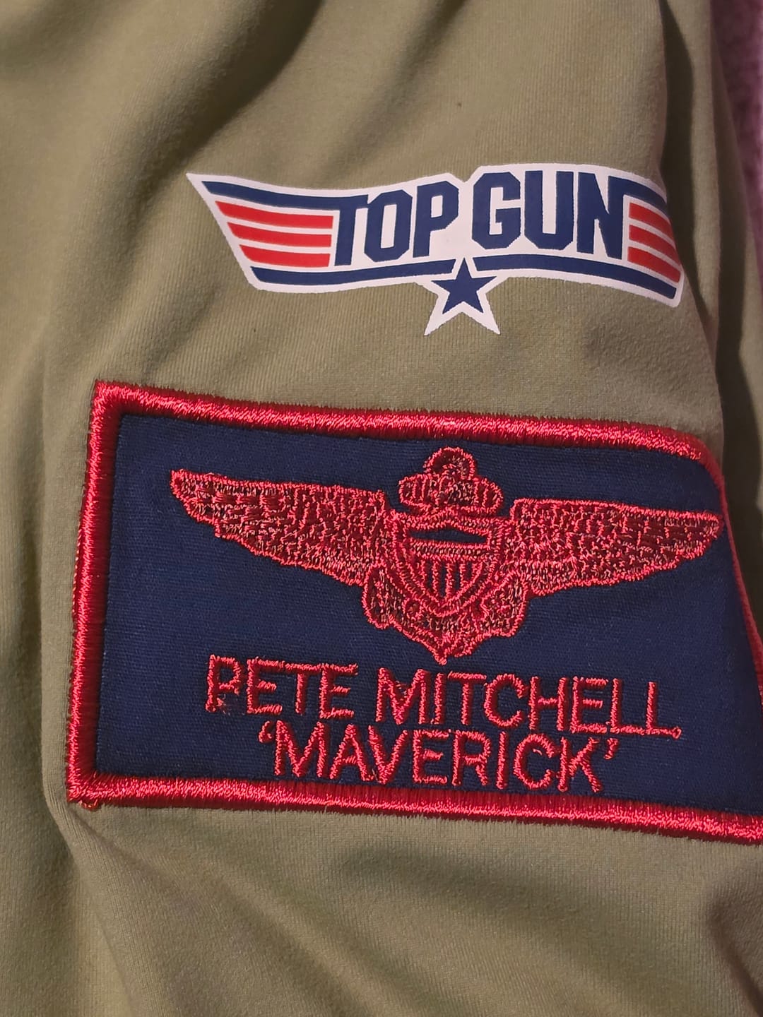Customer photo review of Top Gun "Danger Zone" – Quarter Zip