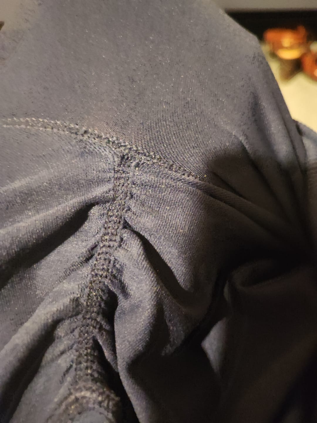 Customer photo review of Leggings Push Up All-Up Blu Notte
