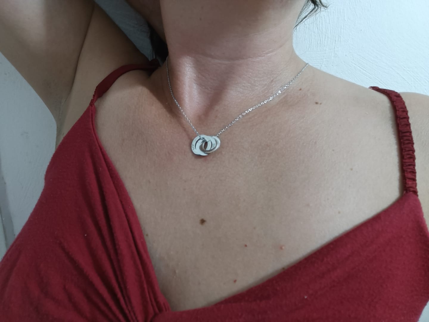 Customer photo review of Collar Amity - Personalizado