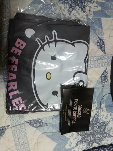 Customer photo review of Hello Kanye Be Fearless