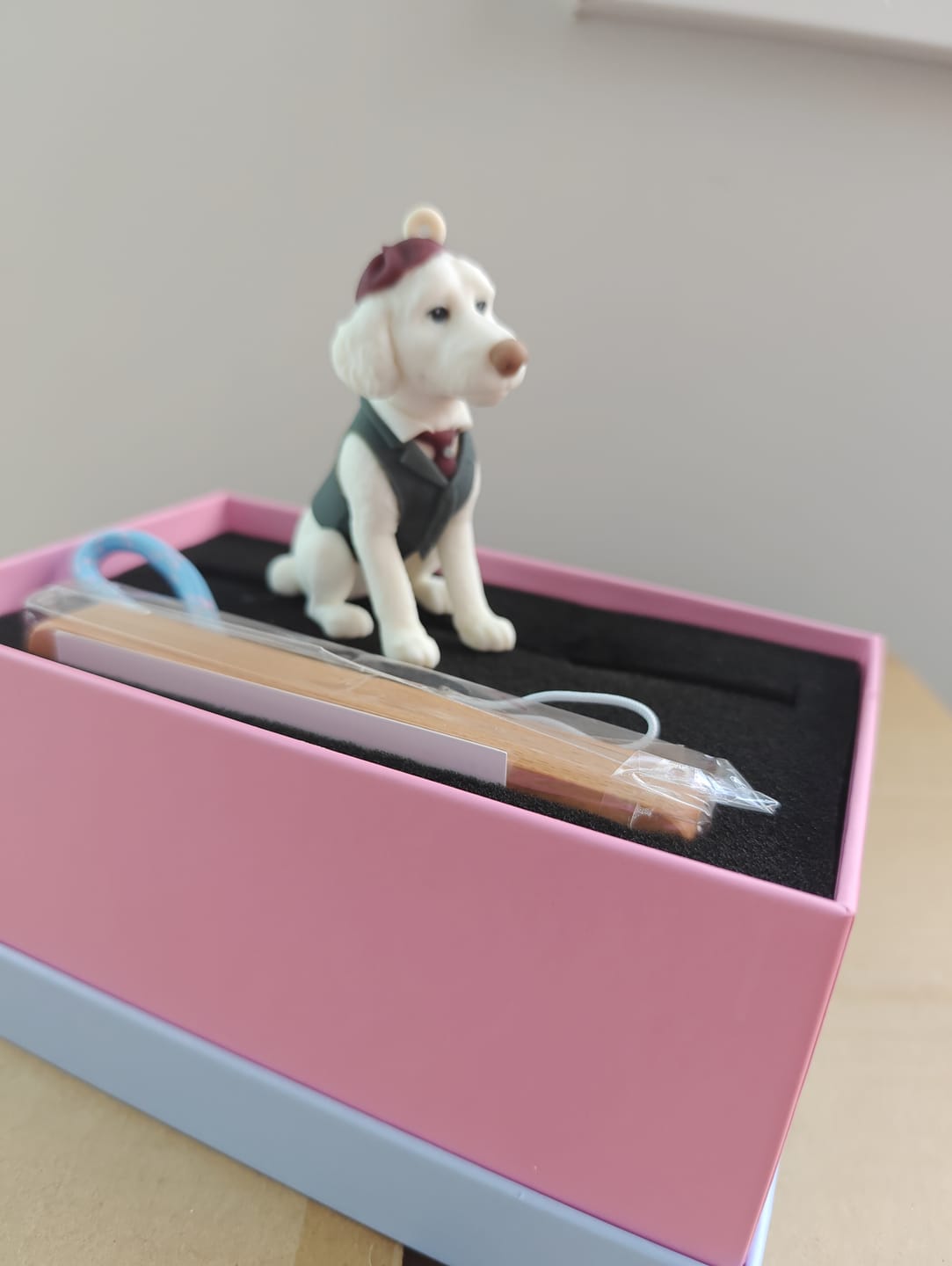 Customer photo review of Custom 3D Pet Figure Keychain & Bag Charm - Take Them Everywhere