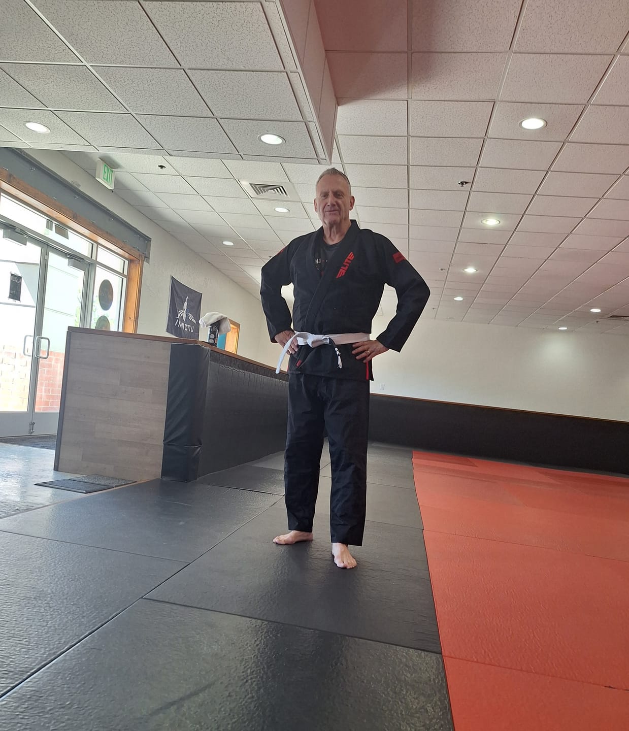 Customer photo review of Core Black Brazilian Jiu Jitsu Mens BJJ Gi