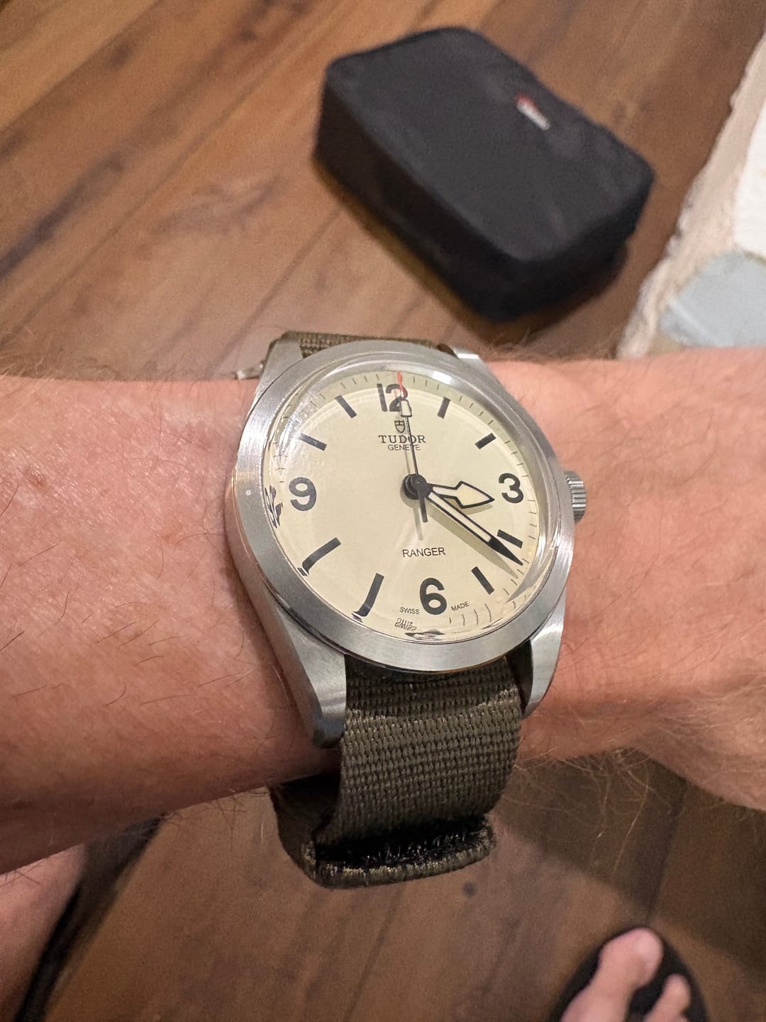 Customer photo review of Glomar Explorer - Hook And Loop Watch Strap