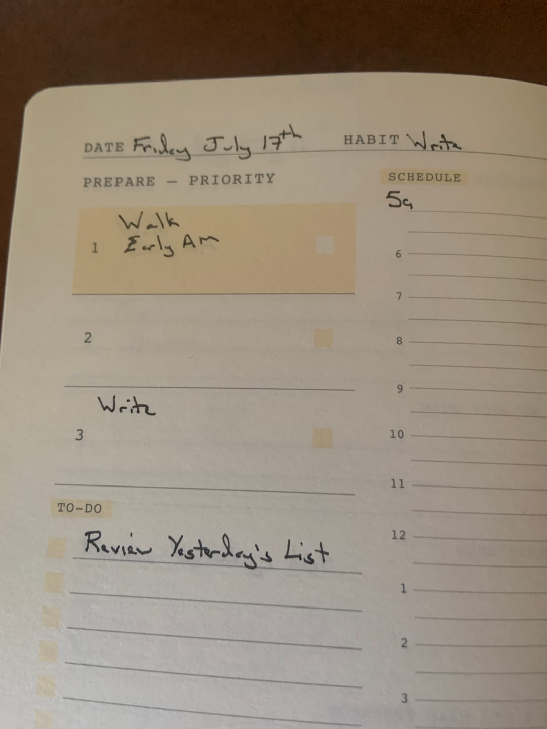 Customer photo review of Monk Manual™ 90-Day Planner
