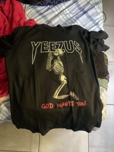 Customer photo review of Yeezus Gods Wants You Tee