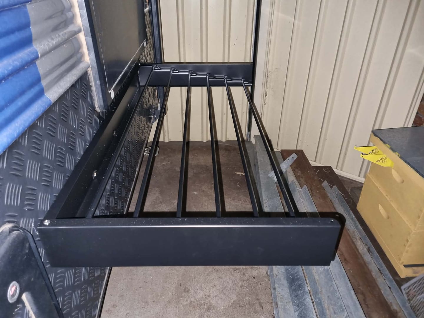 Customer photo review of Caravan Wall Mounted Drying Rack - Foldable Indoor and Outdoor
