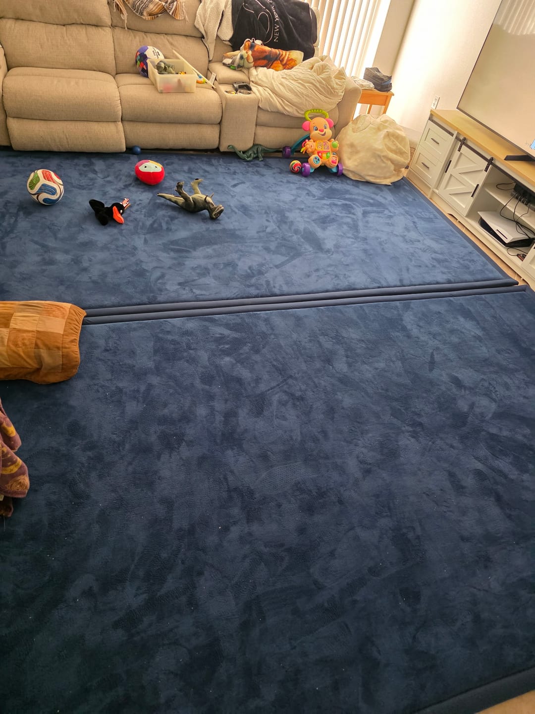Customer photo review of Relax Mat - 1.4" Thick Soft Foam Play Mat
