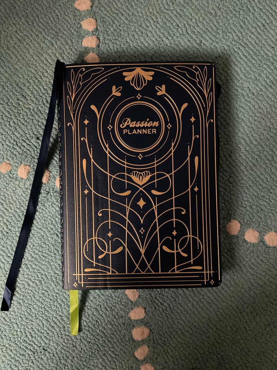 Customer photo review of Weekly 2026 Planner - Sapphire Gilded Magic