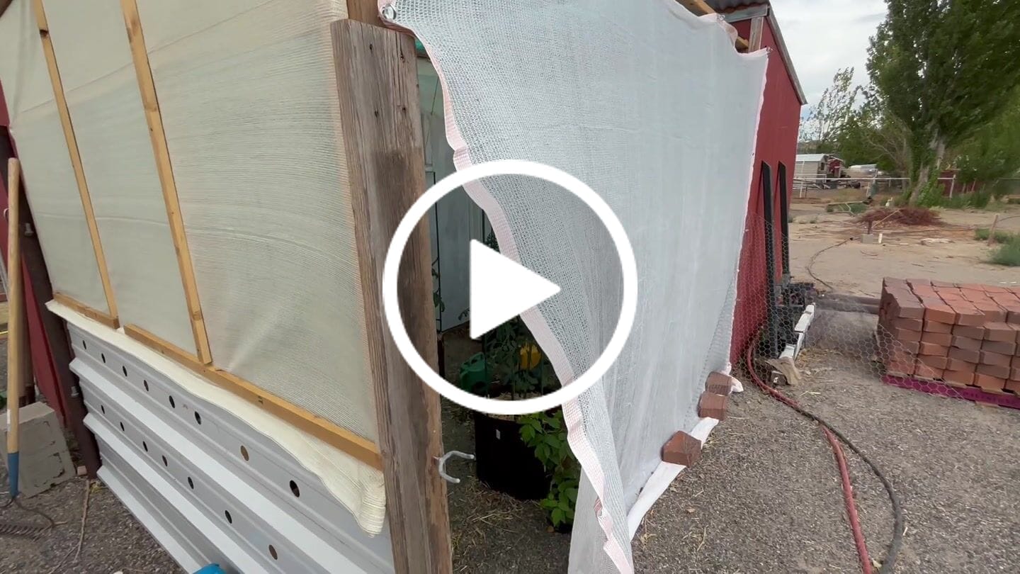 Customer video review of 30% Shade Cloth