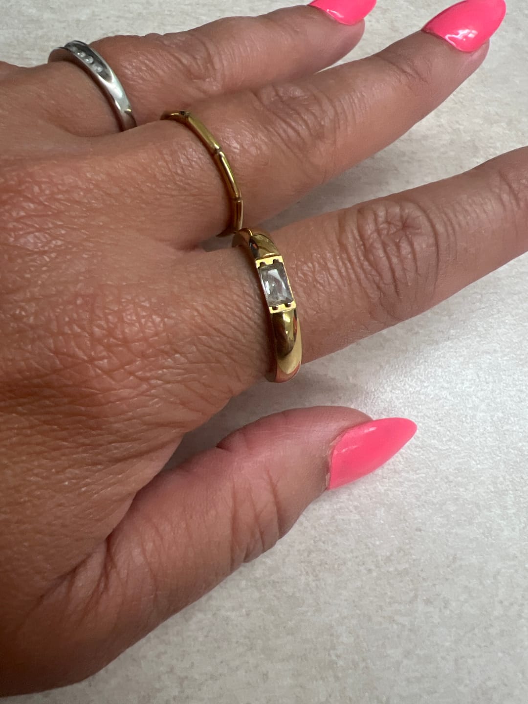 Customer photo review of Treasure Birthstone Ring (Bundle)