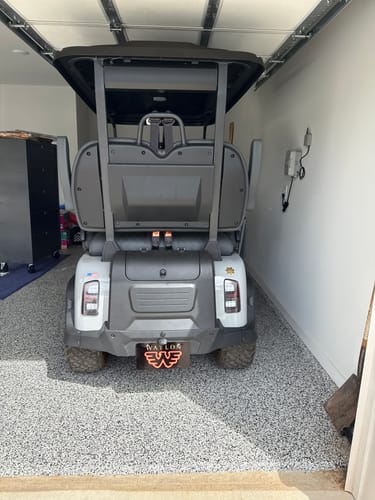 Customer photo review of Waylon Jennings Flying W License Plate