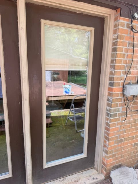Customer photo review of ODL Clear Door Glass - 24" x 66" Frame Kit