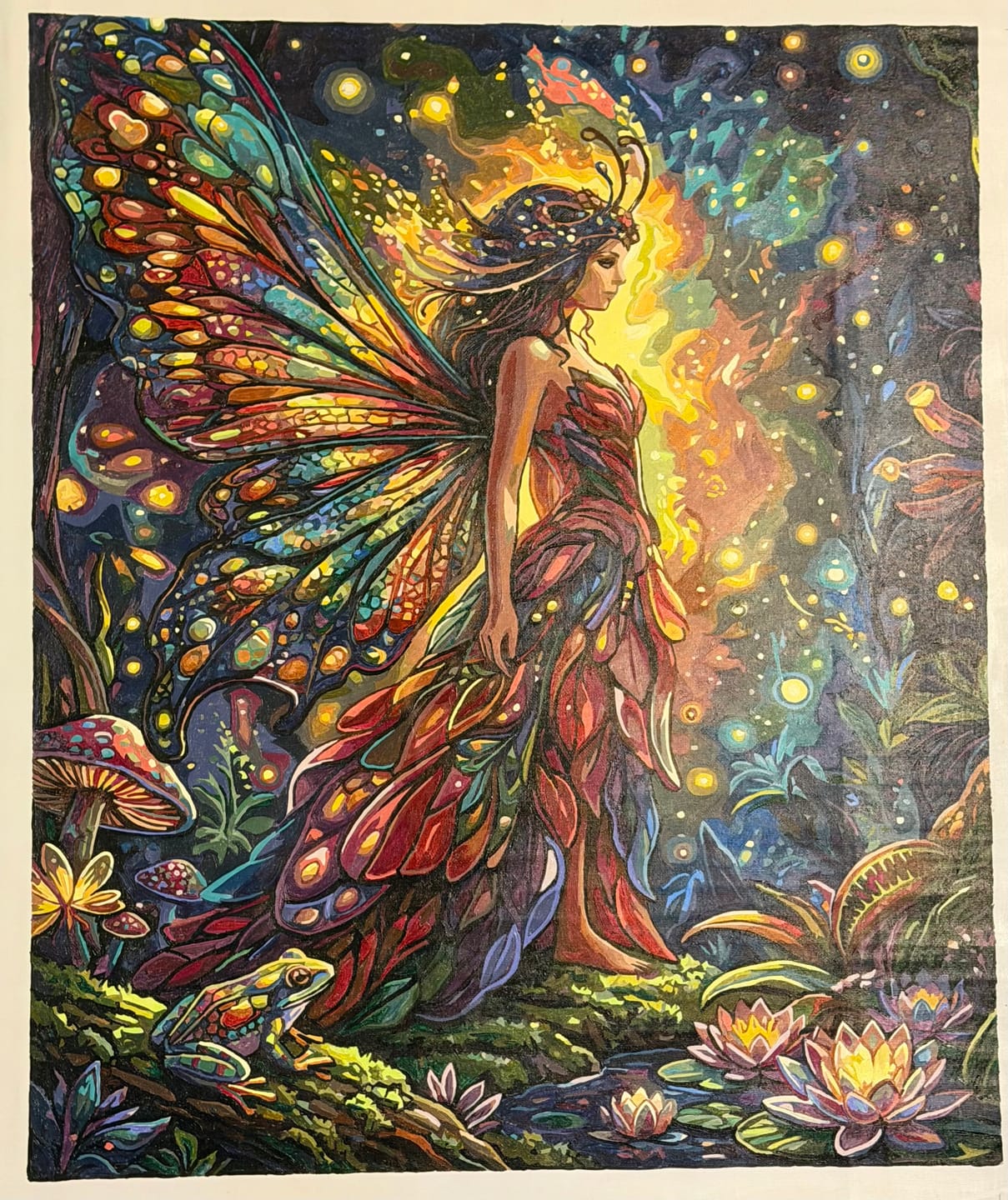 Customer photo review of Stained Glass Fairy (80 Colors)