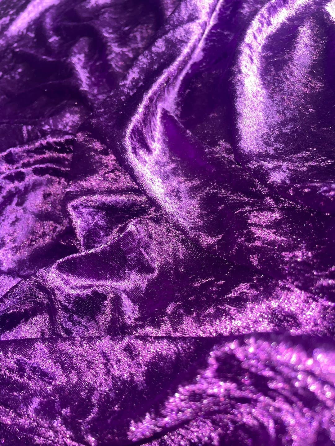Customer photo review of Crushed Velvet Fabric
