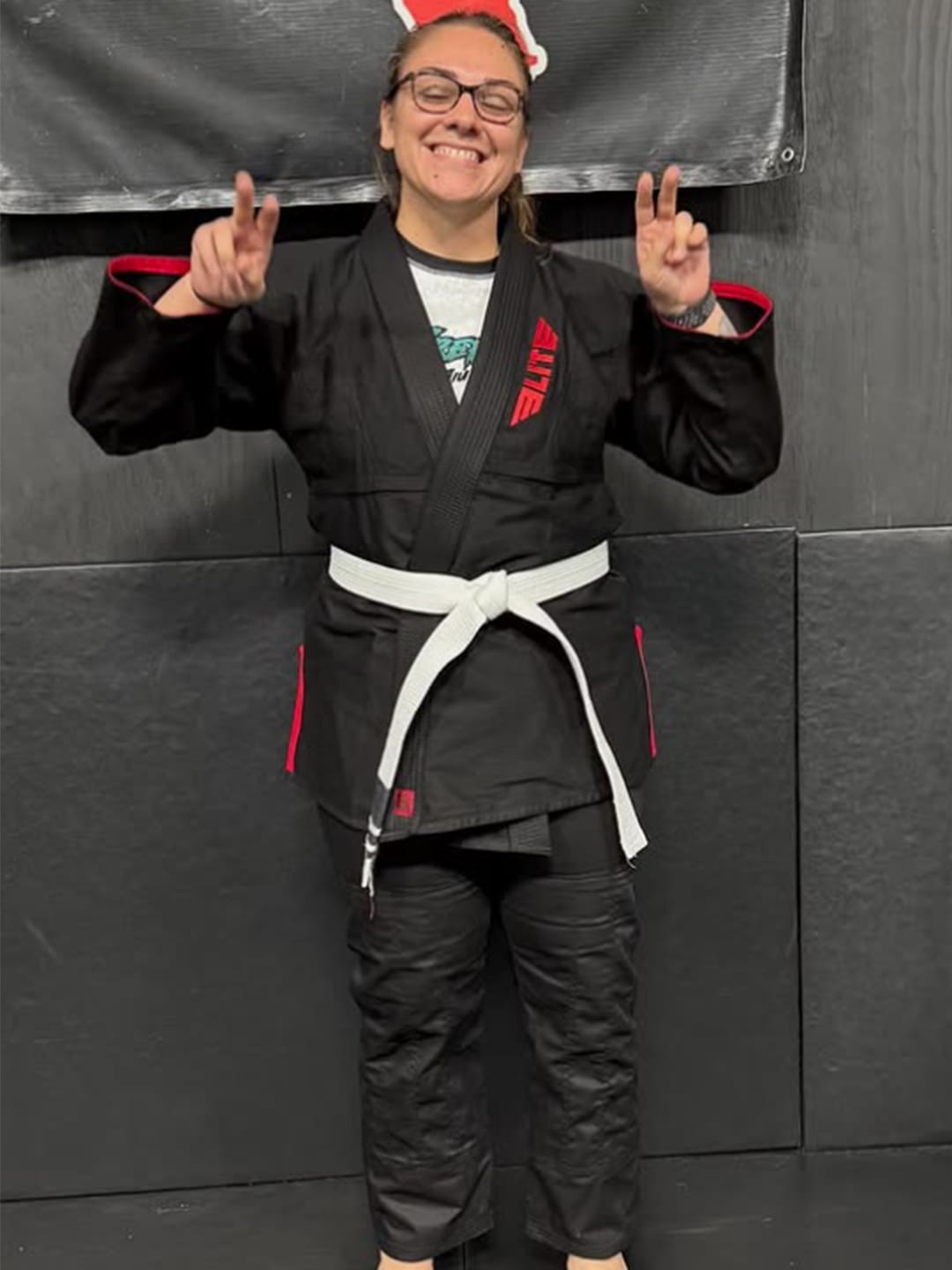 Customer photo review of Core Black Brazilian Jiu Jitsu Womens BJJ Gi