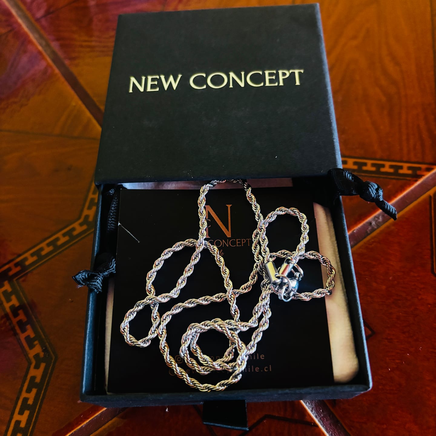 Customer photo review of Cadena Rope 3mm Silver