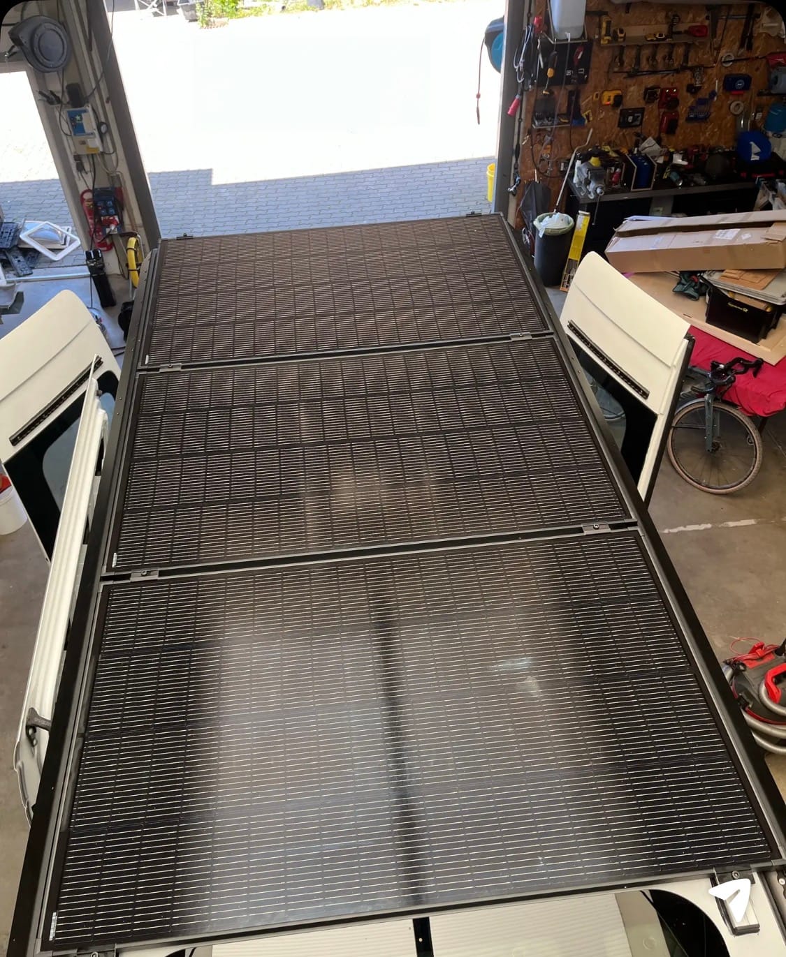Customer photo review of Ray Solarmodul 200W Komplett Schwarz