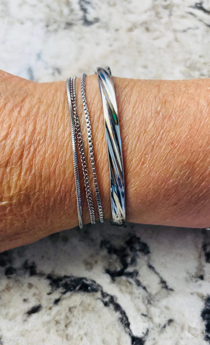 Customer photo review of Twisted Unisize Cuff