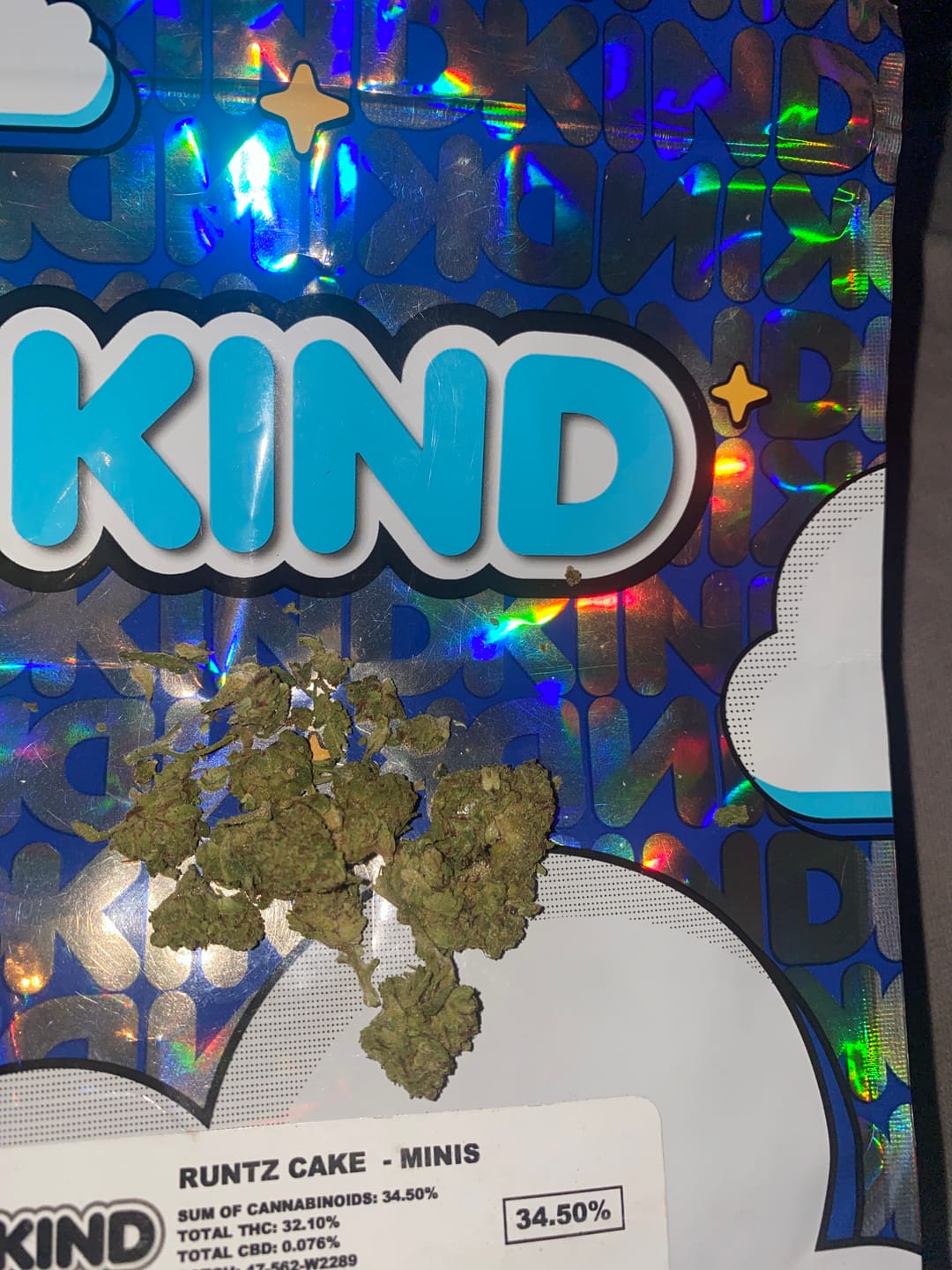 Customer photo review of Runtz Cake - 4 Grams - Hybrid