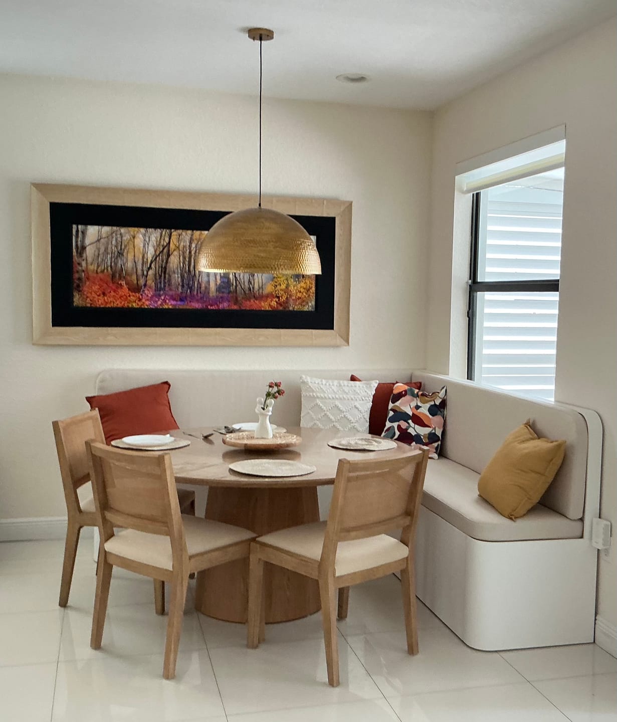 Customer photo review of Industrial Single-Light Hammered Metal Dome Pendant