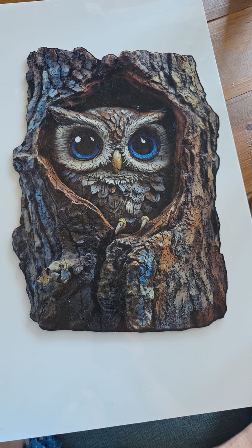 Customer photo review of Kadim Baykuş - Ahşap Puzzle