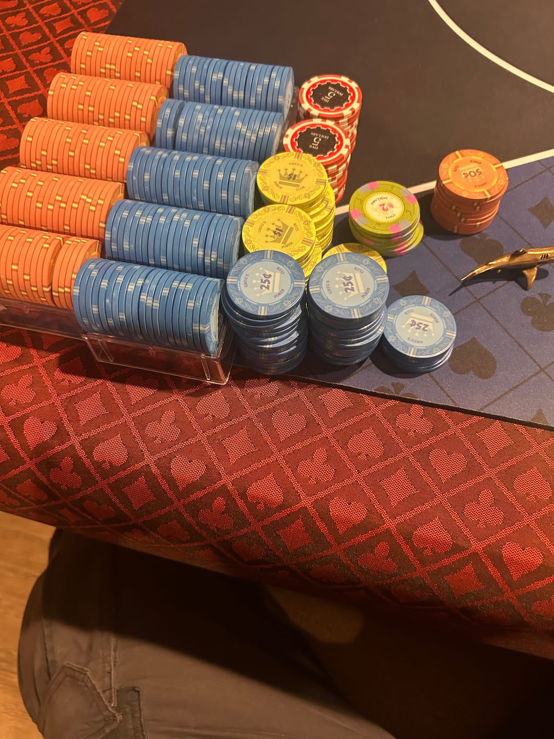 Customer photo review of Custom Ceramic Poker Chips