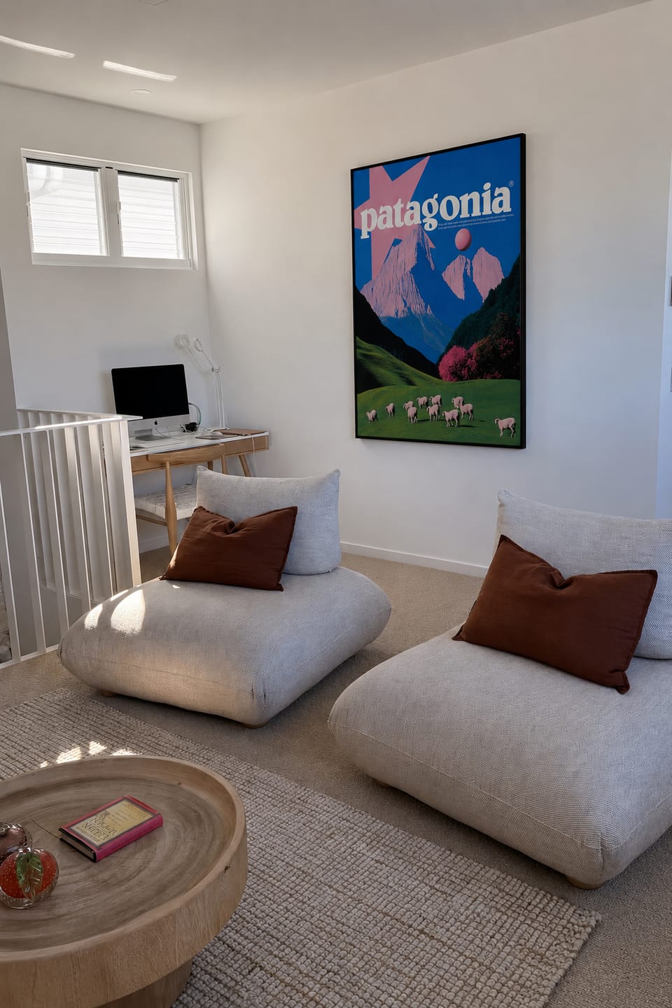 Customer photo review of Pastel Horizons Patagonia Wall Art