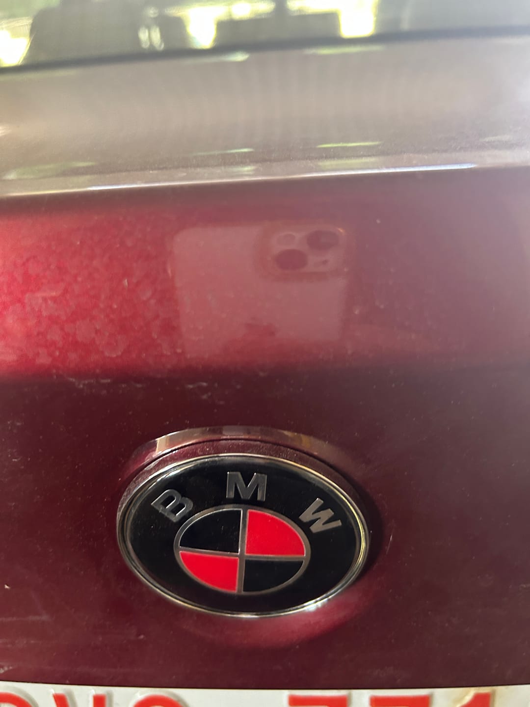 Customer photo review of BMW EMBLEM BADGES - RED & BLACK