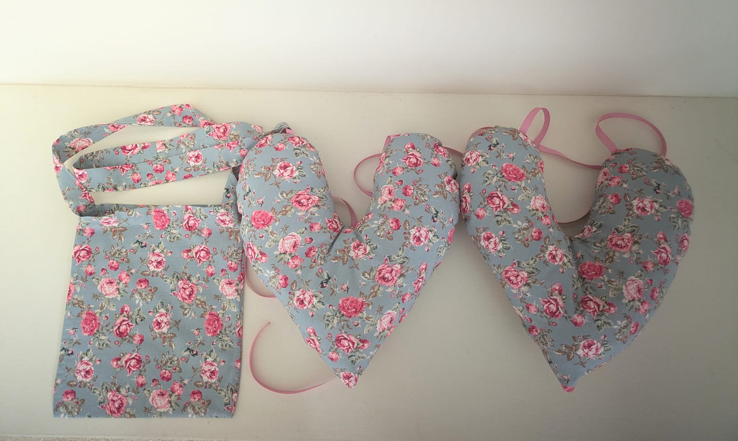 Customer photo review of English Cottage Rose & Hubble Cotton Poplin Fabric