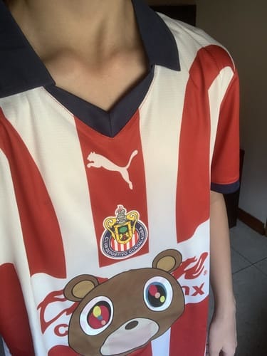 Customer photo review of Chivas X Kanye Jersey