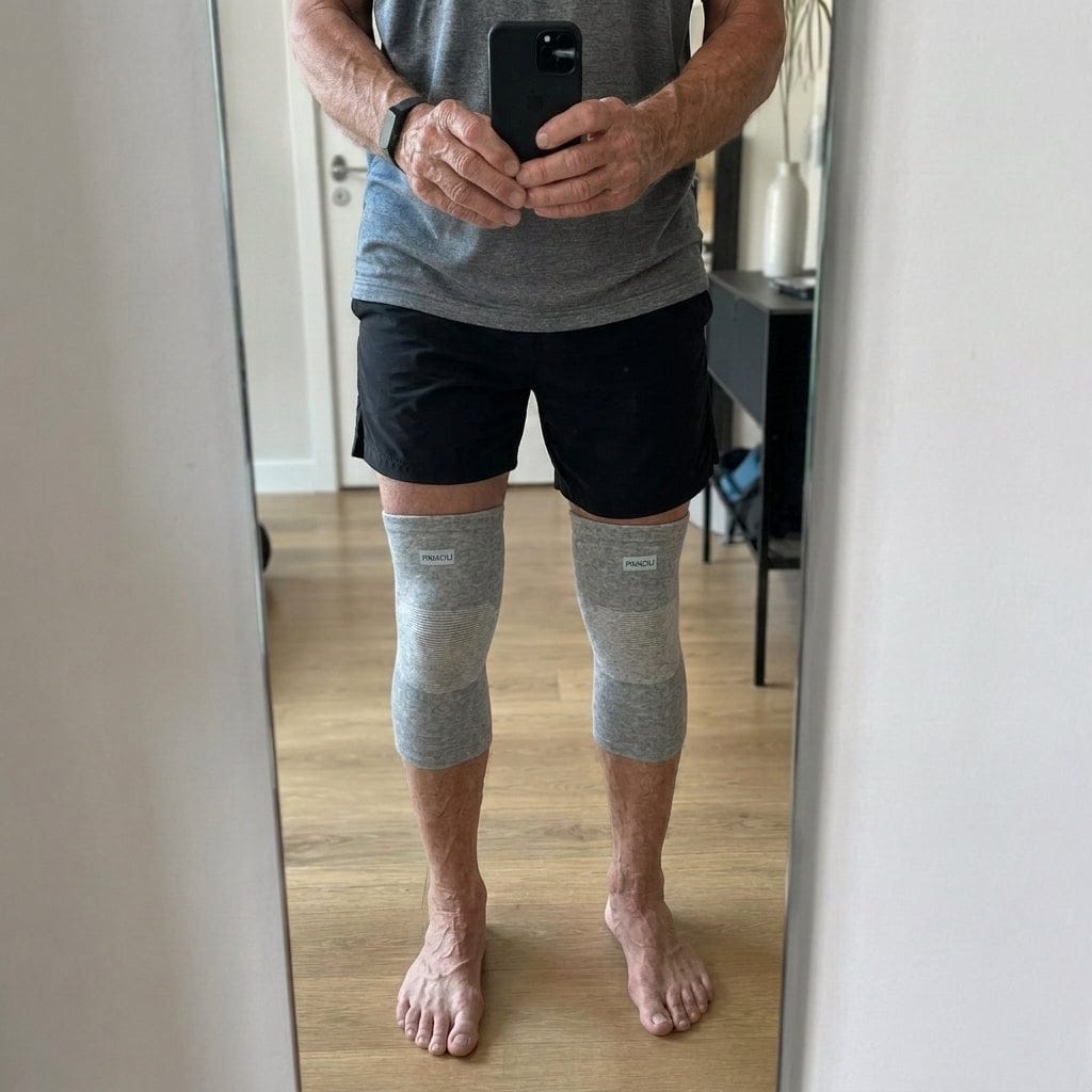Customer photo review of Pandu™ Bambus Kniebandage (1 Stück)